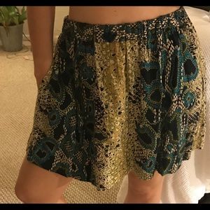 Mimi Chica Snakeskin Print Skirt